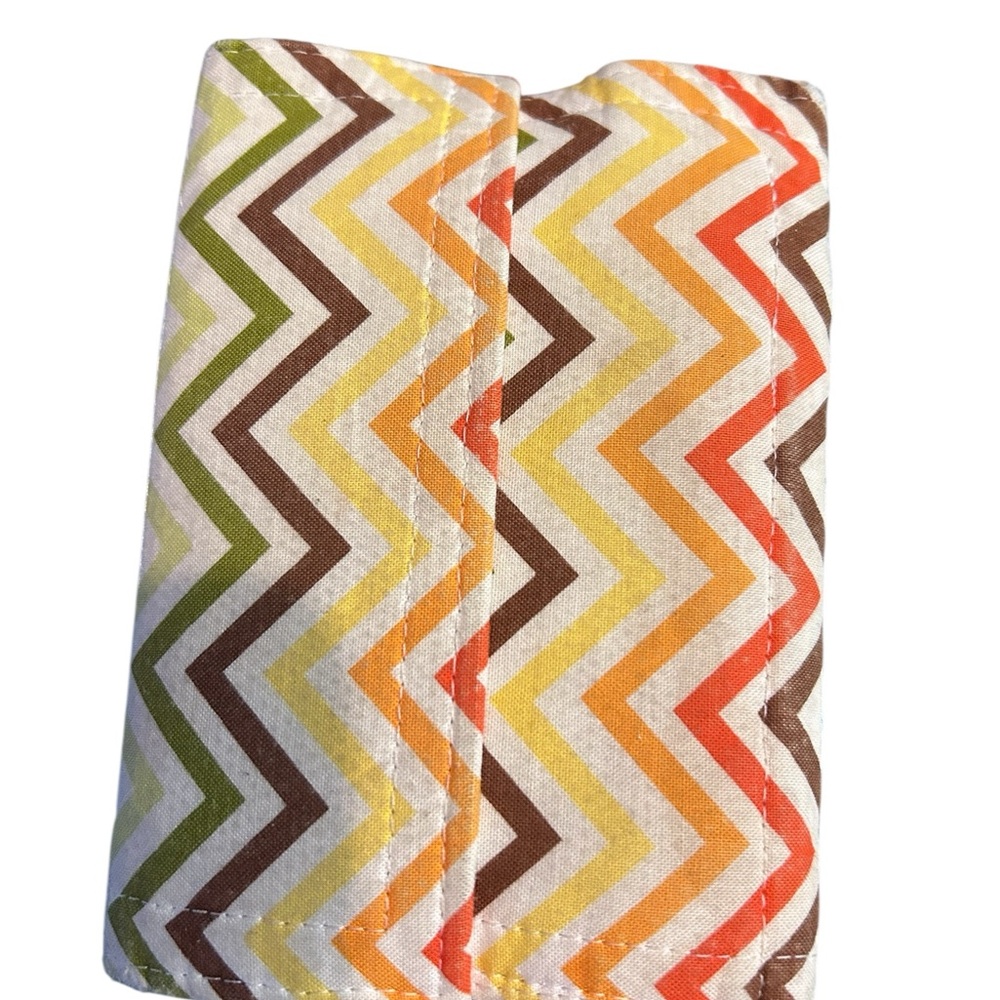 Rockin’Baby Chevron Fabric Organizer-Multi Pocket Wallet Card Keeper-Pre-Loved
